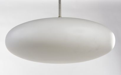 null Attributed to STILNOVO 

Suspension lamp similar to the Nuvola model with nickel-plated...