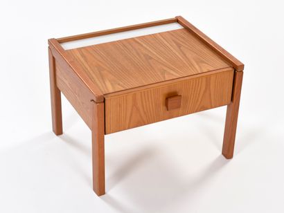 null MAISON REGAIN In the spirit of

Pair of solid pine bedside tables with one drawer.

Circa...