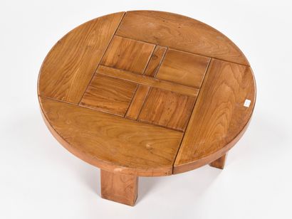 null REGAIN HOUSE

Coffee table with rectangular section and inlaid circular top,...