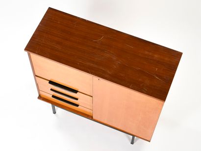 null René Jean CAILLETTE (1919-2004)

Rectangular cabinet with three drawers with...