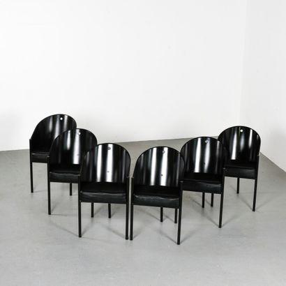 null Philippe STARCK (Born in 1949)

Suite of six armchairs called "Costes" - Creation...