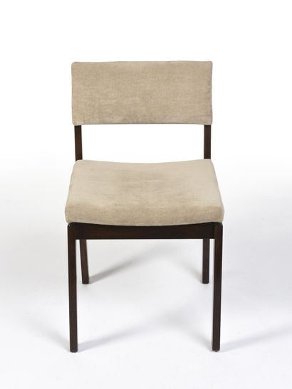 null Willy GUHL (1915-2004), Attributed to 

Suite of six chairs with Rio rosewood...
