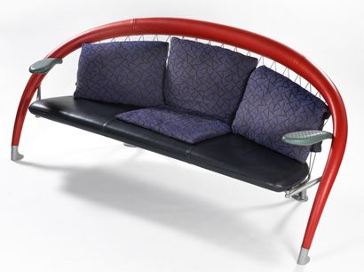 null Andrea Branzi (Born in 1938)

Sofa model Axale with boudin backrest forming...