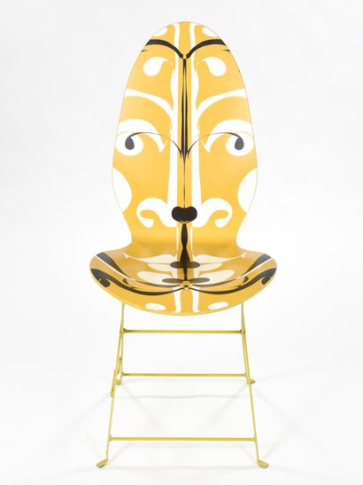 null Christian LACROIX (Born in 1951)

Set of two chairs from the Lune series with...