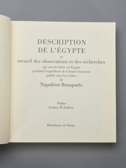 null DESCRIPTION de L'ÉGYPTE

Publié sous les ordres de Napoléon Bonaparte, préface...