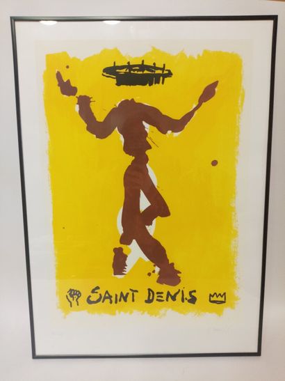 Saint Denis 
Lithographie 
Signée en bas...