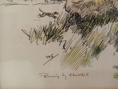 null Running by Chrurchill 

Impression anglaise sur papier 

18 x 28 cm (à vue)