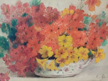 null M. HAIM

Composition florale 

Huile sur toile 

42 x 59 cm

(accident)