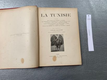null OLIVIER (Louis) et coll.  : La Tunisie. Paris, Delagrave s.d. (1898). Un volume.

21,5...