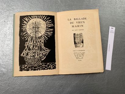 null Coleridge. La balade du vieux marin. Illustré de 22 images et lettres par Mario...