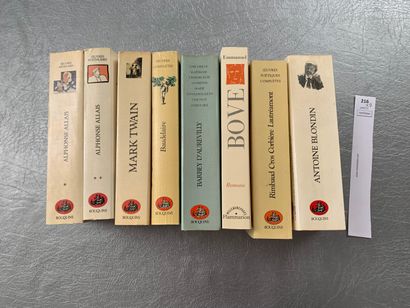null [Collection Bouquins]. Un ensemble de 8 volumes, dont : Baudelaire ; Emmanuel...