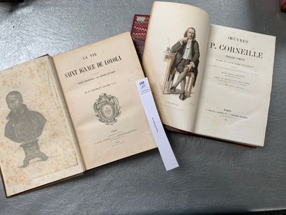 null Un ensemble de 2 volumes XIXe : Saint Ignace de Loyola (1891), et : Les oeuvres...