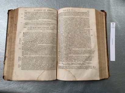 null Thaumas de la Thaumassière (Gaspard). Histoire de Berry. 1 volume in-folio relié...