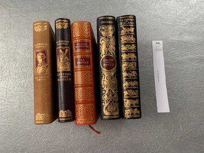 null [Jean de Bonnot]. 5 volumes dont : Machiavel ; Erasme ; Daudet ; etc..