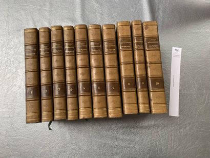 null Thiers. L'histoire de la Révolution Française. 1834. 10 volumes. Gravures et...