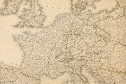 null P LAPIE, Importante carte de l'Europe des Empires et Etats souverains

datée...
