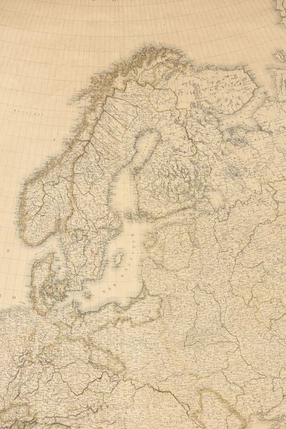 null P LAPIE, Importante carte de l'Europe des Empires et Etats souverains

datée...