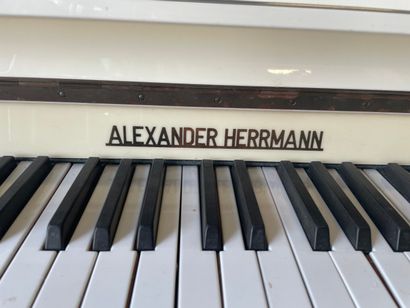 null Piano droit en bois laqué blanc Alexander Hermann

Défaut au clavier