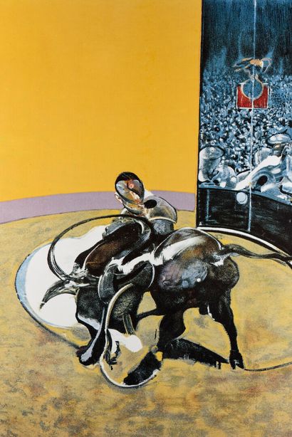 null Francis BACON (1909- 1992)

Feria de Nîmes 1992

Grand Affiche polychrome sur...