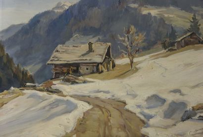null Albert DORAN (1892-1987)

Neige de printemps dans le Beaufortain

Huile sur...