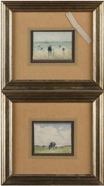 null Henry Maurice CAHOURS (1889-1974)

Deux pastels sur papier

Non signé

10 x...