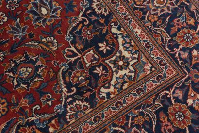 null Iran wool carpet with brick background 

145 x 205 cm