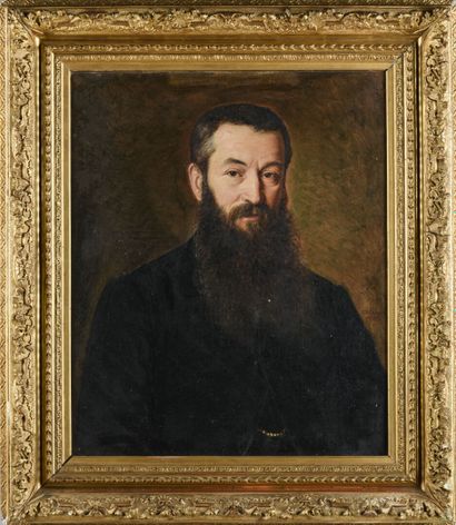 CELLARD (XIXth century) 
Portrait of a man...