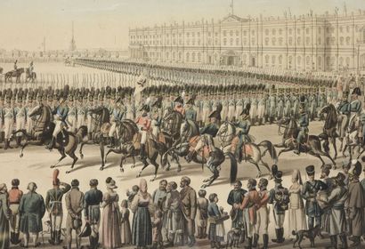 null Wilhelm VON KOBELL (1766 - 1863 )

La grande parade d'Alexandre Premier à Saint-Pétersbourg

Gravure...