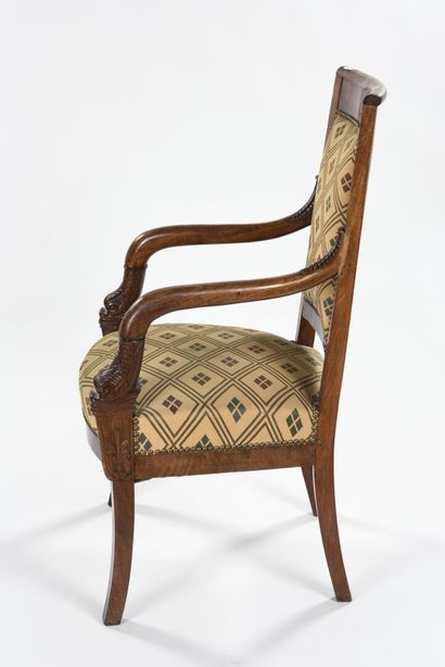 null Pair of carved walnut armchairs

Restoration period

H : 93 cm ; W : 56 cm ;...