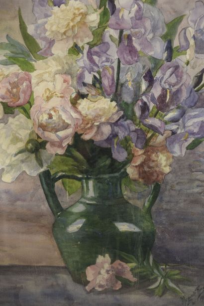 null Marguerite ROUX

Bouquet of roses on an entablature

Watercolor 

86 x 69 c...