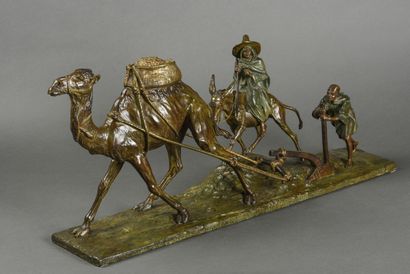 null Edouard DROUOT

The caravan of meharists

Proof in bronze with color patina

Signed...