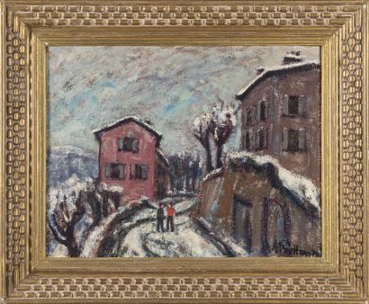 null Marcelle BOTTON , School of Lyon

Winter in Friesland (Holland)

oil on canvas

signed...