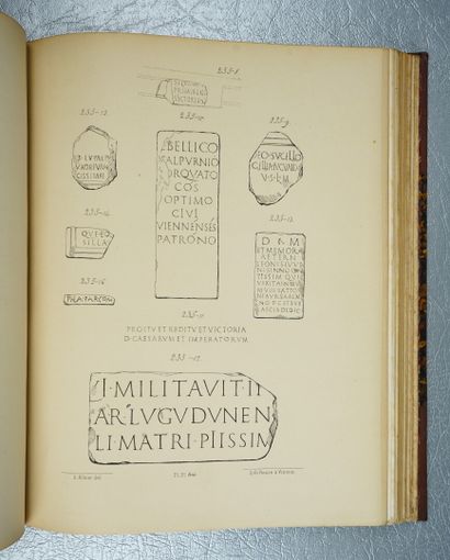null ALLMER (Auguste) et TERREBASSE (Alfred de) : Inscriptions antiques & du Moyen...