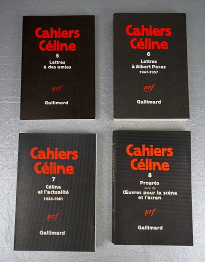 null CELINE (Louis-Ferdinand) : Les Cahiers Céline, de 1 à 8, série complète. 8 volumes.



14...