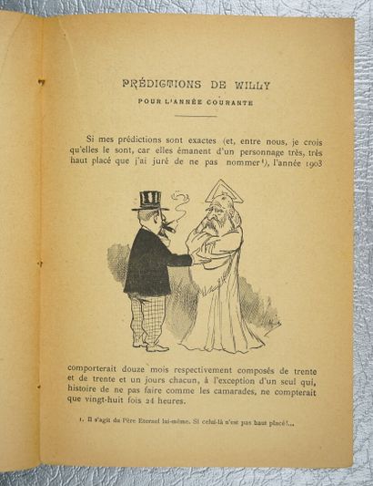 null WILLY : Almanach WILLY pour 1903. Paris, Varelli, 1903. Un volume.



14 par...