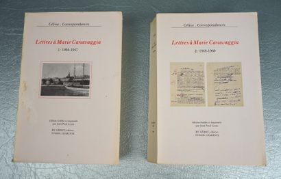 null CELINE (Louis-Ferdinand) : Un ensemble de 4 volumes aux éditions du LEROT, en...