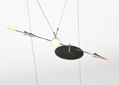 null Ingo MAURER (1932-2021)

 Suspension modèle "Ilo Ilu" - 1986 

Tiges et cables...