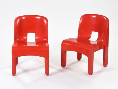 null Joe COLOMBO (1930-1971)

Paire de chaises basses modèle 4860 dites Universal...