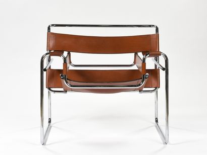 null Marcel BREUER (1902-1981) 



Paire de fauteuils dit Wassily à structure en...