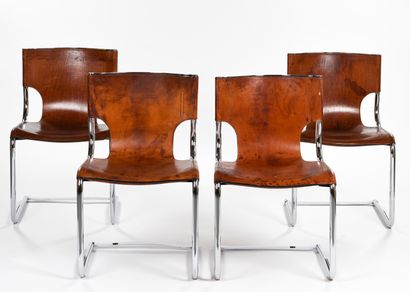 null Carlo BARTOLI (1931-2020)

Suite de quatre chaises modèle 920 à structure en...