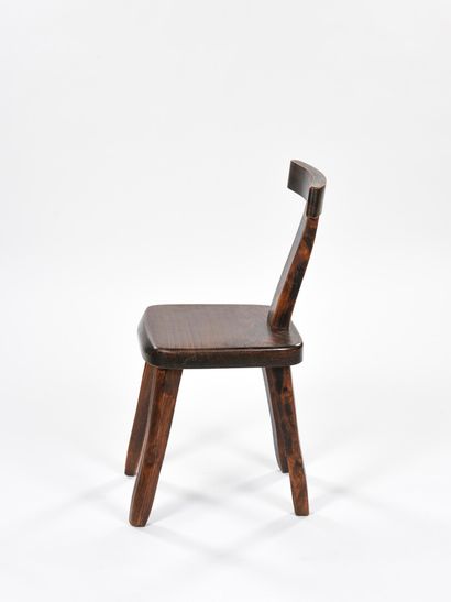 null Olavi HANNINEN (1920-1992) Dans l'esprit de 

Suite de quatre chaises en bois...
