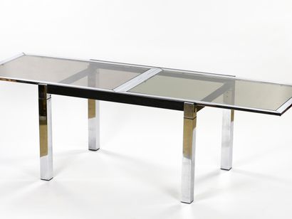 null LA METAL ARREDO, Italia 

Table rectangulaire à système de plateau extensible...
