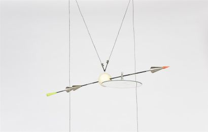 null Ingo MAURER (1932-2021)

 Suspension modèle "Ilo Ilu" - 1986 

Tiges et cables...