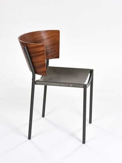 null Philippe STARCK (né en 1949)

Suite de six chaises modèle Lila Hunter, 1988.

Structure...