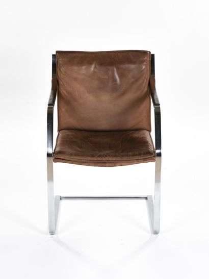 null Rudolf B GLATZEL (XX-XXI ème)

Paire de fauteuils dit Cantilever à structure...