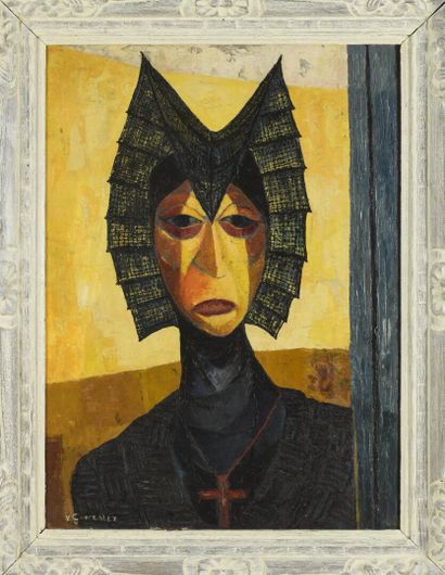 Vincent GONZALEZ (1928-2019) 
The Nun, 
Oil...