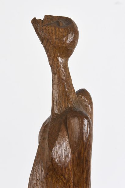 null Vincent GONZALEZ (1928-2019)

Sujet en chêne sculpté, 

Monogrammé, 

H : 55...