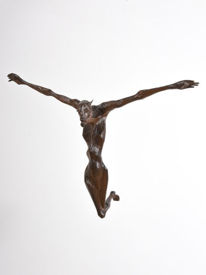 null Vincent GONZALEZ (1928-2019)

Crucifixion, 

Carved oak subject, 

40 x 58 ...