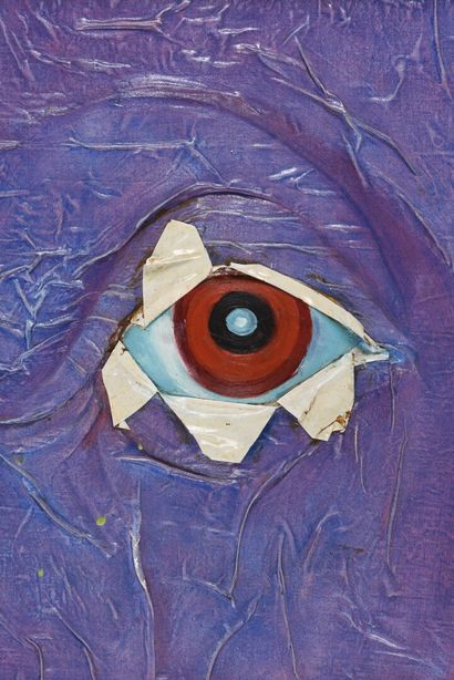 null Vincent GONZALEZ (1928-2019)

The eyes of Tobie, 

Polychrome sculpted panel,...