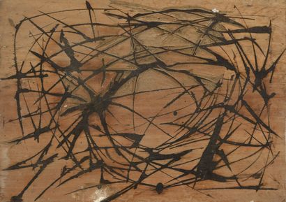  Vincent GONZALEZ (1928-2019) 
3 woodcut sketches 
19 x 27 cm
